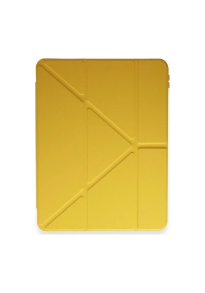 Ventra Apple iPad Uyumlu Pro 11 2018 Kılıf Kalemlikli Mars Tablet Kılıfı - Açık Sarı Ventra
