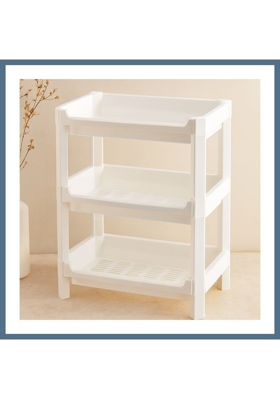 Buradabulabilirsin 3 Katlı Geniş Sepet Organizer Raf Ünitesi 510x205x685 Mm Bbz Çok Renkli