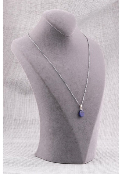 Lapis Lazuli Doğal Taş Kolye N11.28185 Gümüş