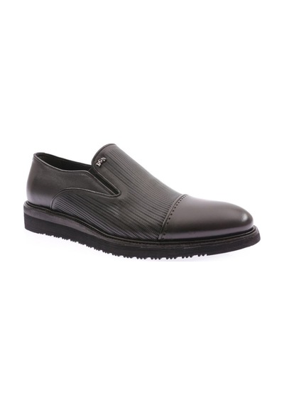 Dgn 3423 Erkek Eva Taban Lazerli Oxford Ayakkabı 3423-1591-R2061 Siyah