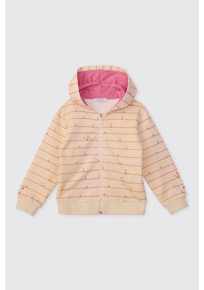 Panço Kız Bebek Fermuarlı Bej Sweatshirt 2621gb08013 Krem