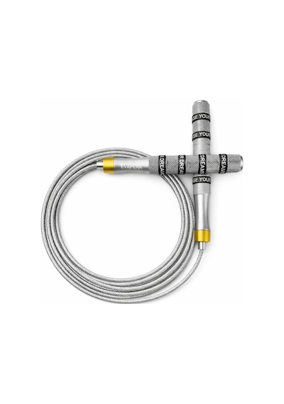Evapera Profesyonel Speed Rope Atlama İpi Rulmanlı Bilyalı Hızlı Dönüş Fitness Crossfit & Boks İpi Gri