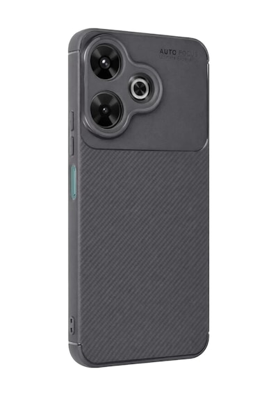 Newface Xiaomi Redmi 13 4g Kılıf Auto Focus Karbon Kapak - Gri