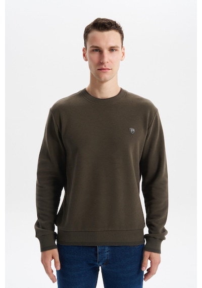 AR-MA Arma Erkek Regular Fit Örme Selanik Sweatshirt %65 Pamuk %35 Polyester, Karbon Fırçalı, Basic Bisiklet Yaka K30124699002 Haki AR-MA Arma Erkek Regular Fit Örme Selanik Sweatshirt %65 Pamuk %35 Polyester, Karbon Fırçalı, Basic Bisiklet Yaka K30124699002 Haki