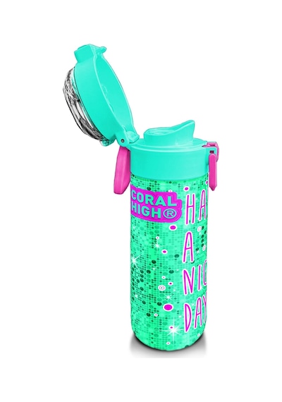 Coral High Kids Pembe Su Yeşili Kedi Desenli Pipetli Ve Direkt İçim Çelik Termos 500 Ml 31806 Yeşil - Kahverengi Coral High Kids Pembe Su Yeşili Kedi Desenli Pipetli Ve Direkt İçim Çelik Termos 500 Ml 31806 Yeşil - Kahverengi