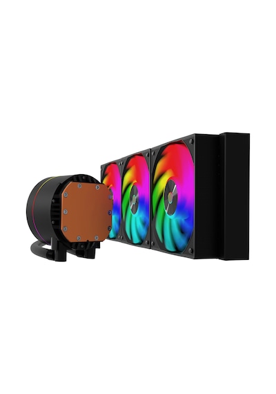 Hawk Gaming Hl360 Frostbite 360mm Led Argb Am5 Ve Lga1700 Uyumlu Siyah Sıvı Soğutucu
