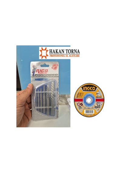 Rico Tesr Diş Kılavuz Kırık Cıvata Sökme Uçları İngoc Kesme Taşı