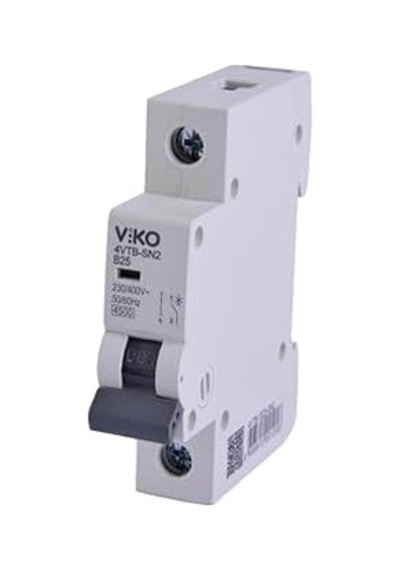 4vtb-1b25 Otomatik Sigorta 4,5ka B Tipi 1 Kutup 25a