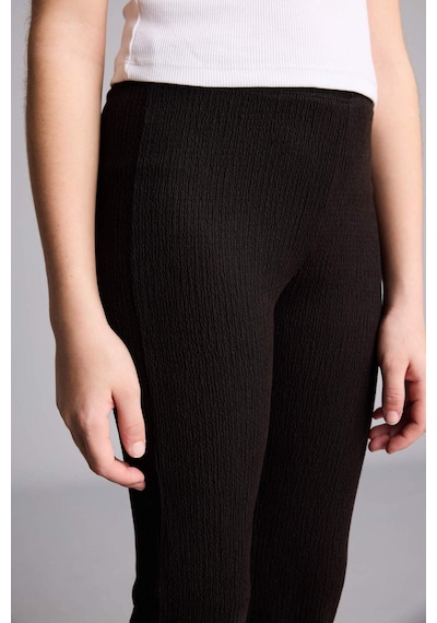 Defacto Standart Boy Krinkıl Tayt Kız Çocuk H7162a826spbn142 Kahve-bn142