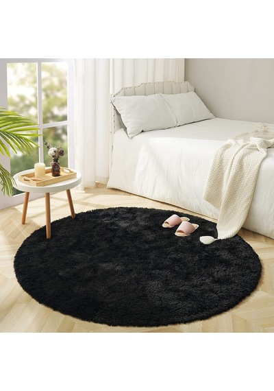Rovigo Home Yuvarlak Tüy Dökmez Tavşan Tüyü Post Halı Yv