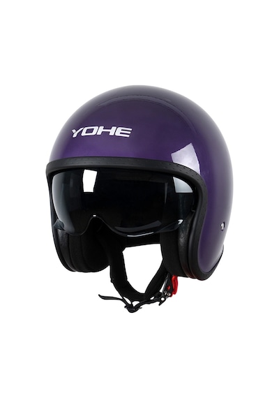 Yohe Motosiklet Kaskı 880-shıny-tıtanıum-purple Çok Renkli