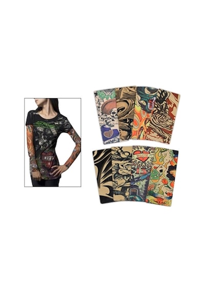 Tattoo Sleeves Giyilebilir Dövmeler