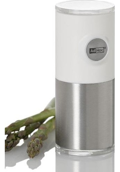 Adhoc Pepnetıc Mıknatıslı & Duvar Aparatlı Biber Ve Baharat Doğrayıcı D: 4 Cm Beyaz