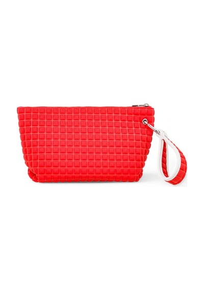 Bilik Deri Scuba Kiremit Kadın Portföy & Clutch Çanta Yeliz Kiremit