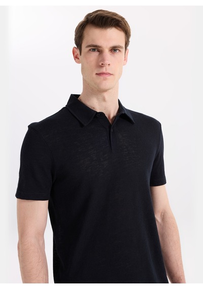 Fabrika Lacivert Erkek Pamuklu Polo T-shirt F6sm-tst 2901