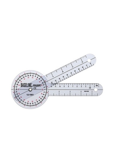 Baseline Plastik Gonyometre 360 Derece 20 CM