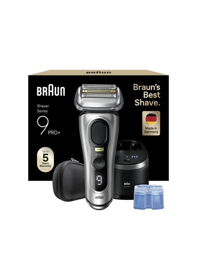 Braun Erkek Elektrikli Tıraş Makinesi Serisi 9 Pro+, 9567cc, Gümüş - Elektrikli Tıraş Makinesi, 5+1 Ultra İnce Bıçaklar, 60 Dakikalık Sakal Kesme Makinesi. Pil, Su Geçirmez, Almanya'da Üretilmiştir, Kılıf Dahil, 6'sı 1 Arada Smartcare Center Braun Erkek Elektrikli Tıraş Makinesi Serisi 9 Pro+, 9567cc, Gümüş - Elektrikli Tıraş Makinesi, 5+1 Ultra İnce Bıçaklar, 60 Dakikalık Sakal Kesme Makinesi. Pil, Su Geçirmez, Almanya'da Üretilmiştir, Kılıf Dahil, 6'sı 1 Arada Smartcare Center