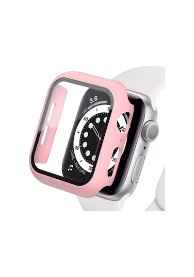 Newface Apple Watch 38mm Camlı Kasa Ekran Koruyucu - Rose Gold Diğer