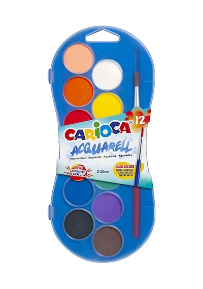 Carioca Sulu Boya 30 Mm 12 Renk