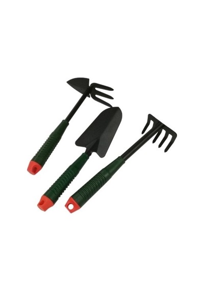 Bahçe El Aletleri 3 Lü Set Metal Kürek Çapa Tırmık