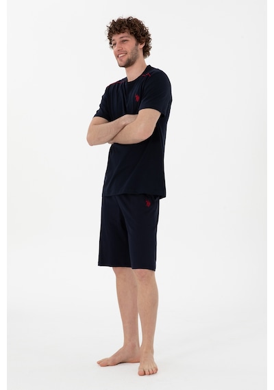 U.S. Polo Assn. Erkek 3'lü Pijama Takımı 50309804-VR033