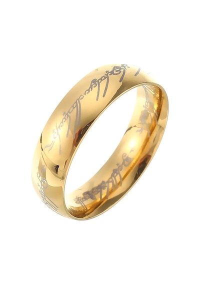 Lord Of The Rings Sırlar Yüzüğü Yüzüklerin Efendisi Yüzük Hobbit Güç Yüzüğü Gold Kolye Çelik