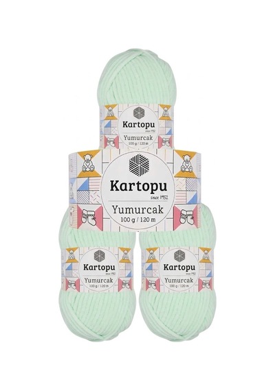 Yumurcak Kadife K0560 Su Yeşil 100 Gr 120 Mt 3 Adet