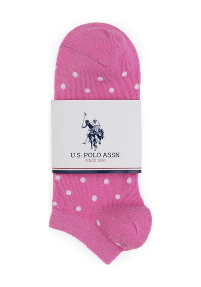 U.S. Polo Assn. U.s. Polo Assn. Kadın 5'lü Patik Çorap Sedolı Fuşya