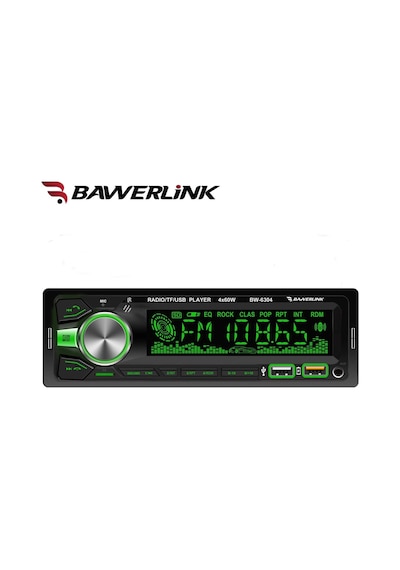 Bawerlink Bw6304 Bluetooth Oto Teyp Çift Usb Girişli 4x60w Amfi Çıkışlı Sd/usb/aux Destekli Araba Teybi Radyo