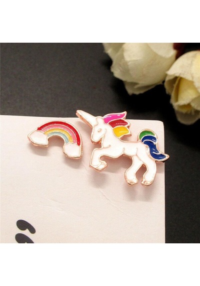 Unicorn Tasarımlı Çocuk Küpe
