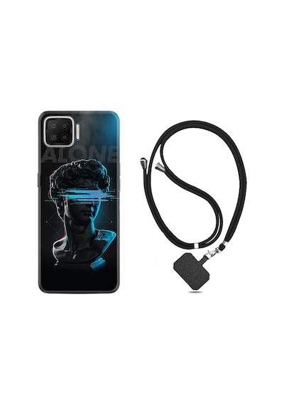 Samsung Uyumlu A70 Kılıf Silikon Desen Black Duck 1688