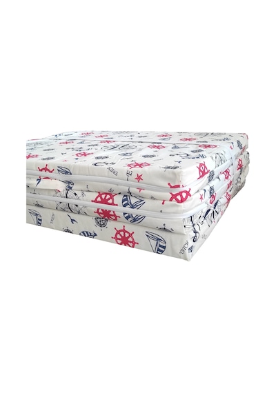 Viphomeconcept Tek Kişilik Katlanır Yer Yatağı Sünger Yatak Marin 80X180 Cm-7 Cm