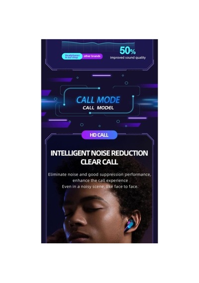 Kablosuz Oyuncu Kulaklığı Rgb Işıklı Çift Mikrofonlu 3 Modlu Bluetooth 5.0 G10