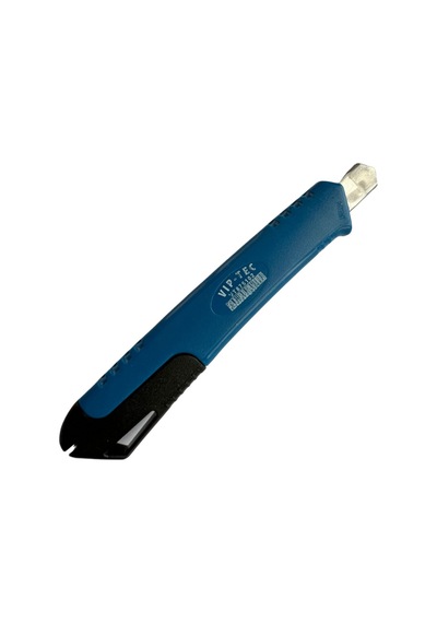 Viptec Profesyonel Plastik Gövde İnce Maket Bıçağı Mavi 9 Mm