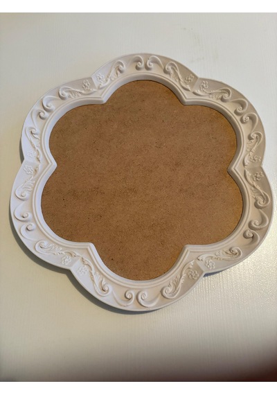 Ham Ahşap Polyester Tepsi 1 28x21
