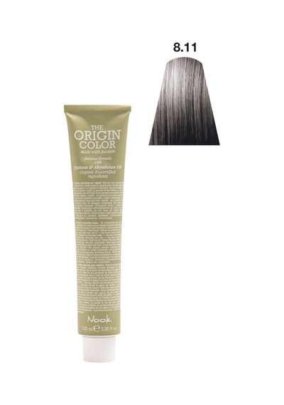 Origin Color Profesyonel Saç Boyası 100ml - Yoğun Küllü Açık Kumral 8.11 - Soğuk Küllü Kumral