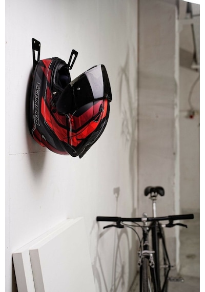 Siyah Motosiklet Kask Tutucu, Kask Askısı
