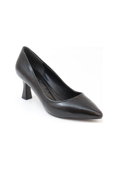 Nesilshoes Nesil Shoes Özma 7021 Siyah Topuklu Kadın Stiletto