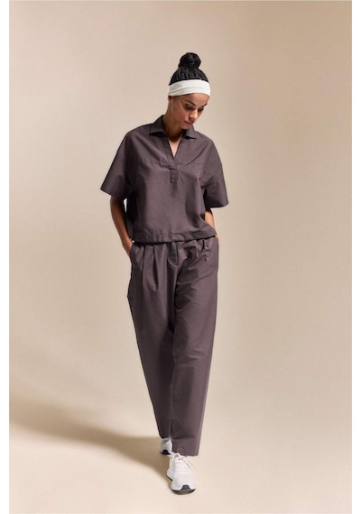 Defacto Wıde Leg Keten Pantolon H0384ax26smbn130 Kahve-bn130