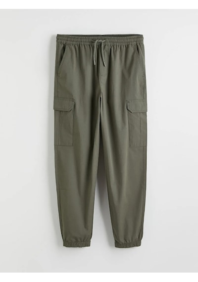 Lc Waikiki Haki Standart Kalıp Poplin Erkek Jogger Pantolon
