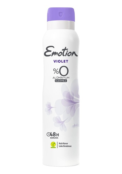 Emotion Deodorant Sprey Violet 150 Ml - 8 Adet Tarı