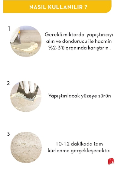 Granit Mastik Mermer Ve Traverten Mastik Dolgu-4 Kg 1 Adet