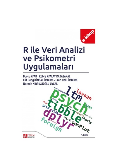 R İle Veri Analizi Ve Psikometri Uygulamaları E-kitap