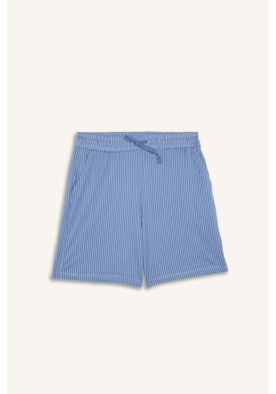 Defacto Boxy Fıt Kısa Kollu 2li Şortlu Pijama Takımı I0666ax26hsgr100 Gri-gr100