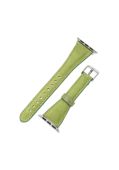 Bouletta Apple Watch Uyumlu Deri Kordon 38-40-41Mm Slim G16 Yeşil