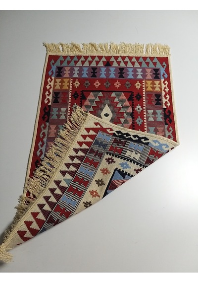 Çift Taraflı Yıkanabilir Dokuma Kilim 6 Metrekare Çok Renkli Motifli 200x300cm