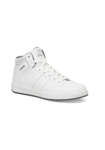 Kinetix Kort Pu Hı 5fx Beyaz Erkek High Sneaker Beyaz-grı Beyaz - Gri
