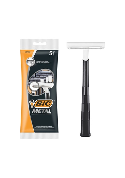 Bic Metal Tek Bıçaklı Kullan At Tıraş Bıçağı 5'li 5 Adet