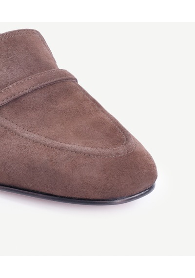 Yargıcı Atkılı Deri Loafer 25kkay4035x 208 Kahverengi