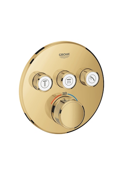 Grohtherm Smartcontrol Üç Valfli Akış Kontrollü Ankastre Termostatik Duş Bataryası - 29121Gl0